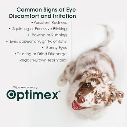 Gentle Multi-Purpose Eye Wash for Dogs & Cats-4 fl oz-Helps with Eye Infections, Redness, Irritation, Tear Stains & Discharge-Supports Pink Eye, Conjunctivitis & Dry Eye Relief-Vet Formulated