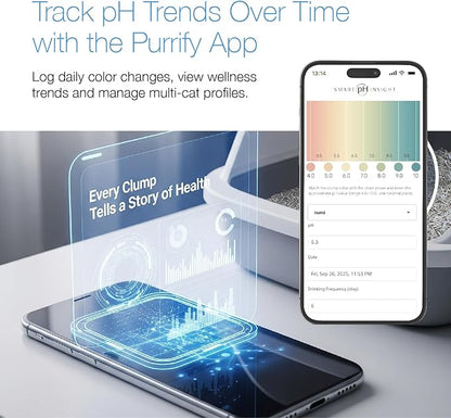 Smart Health Monitoring Cat Litter – Color-Changing, Fast Clumping, Odor Control, Low Dust | 1-Pack