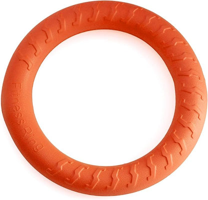 PetSpy Dog Ring Toy – Ring Puller for Outdoor Play, Floating Training & Fetch Toy for Throwing, Catching & Chewers – Durable EVA Flying Disc for Small, Medium & Large Dogs