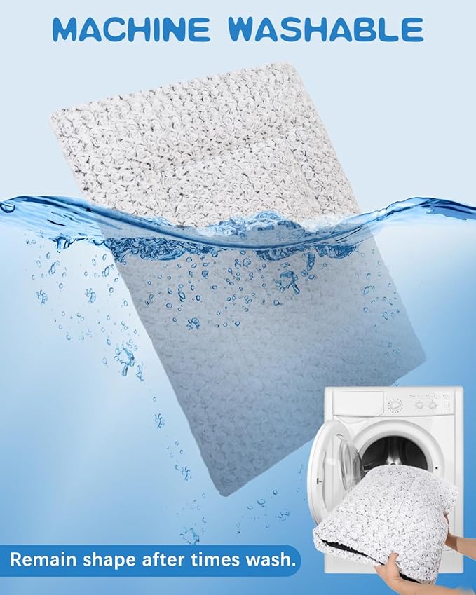 Washable Crate Pad for Medium Large Dogs - Soft Kennel Mat for Dog Cage, Anti-Slip Comfy Pet Bed, 35" x 22", Gray