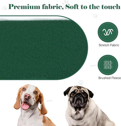 Dog Sweaters for Small Dogs Dog Hoodie Pet Sweater Solid Soft Brushed Fleece Pet Clothes Hoodie Sweatshirt with Pocket(Green-S)