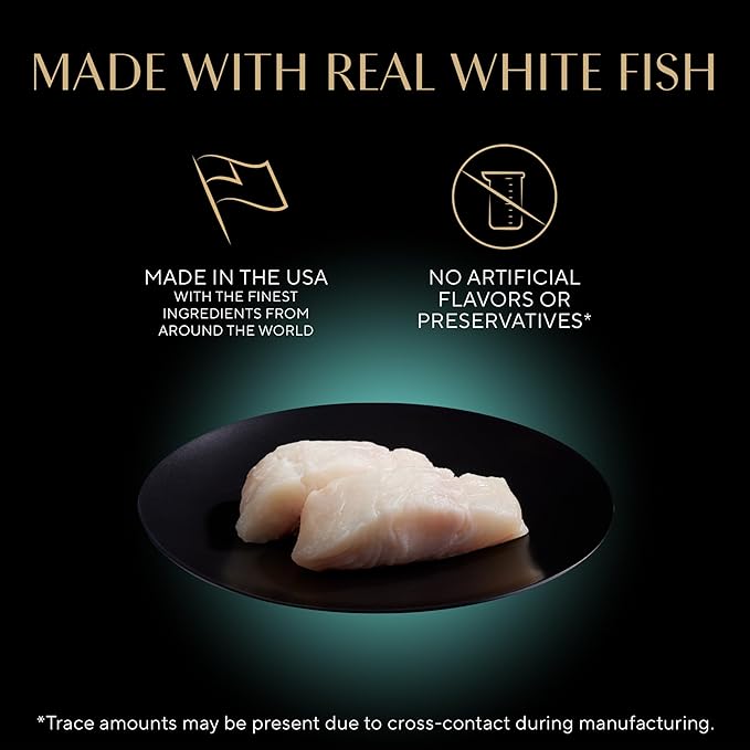 Sheba Gravy Indulgence Adult Wet Cat Food White Fish Entree in Extra Gravy, 2.6 oz. Twin-Pack Trays (24 Count, 48 Servings)