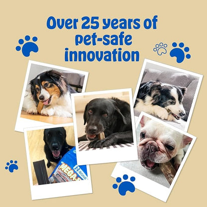 N-Bone Mega-Bone Long-Lasting Dog Chews, Blueberry Pumpkin Muffin Flavor, 6count, 16.8oz