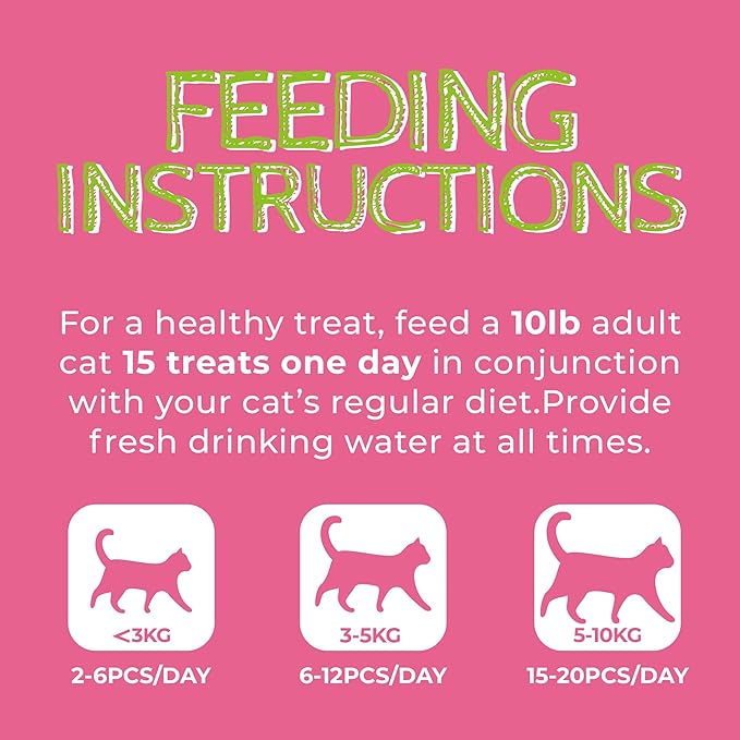 Just Try 13.4 OZ Urinary Tract Health Cat Treats for Indoor Cats, Health Supplement Cranberry & D-Mannose for Kidney Bladder and UT Support, Crunchy Chews Cat Loves