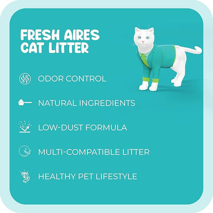 Silica Crystal Cat Litter | Unscented, Lightweight, Non-Clumping, Low Dust & Tracking, Long-Lasting Odor Control for Cats and Kittens | 6 lb Bag of Crystal Litter