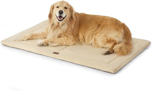 Bedsure Washable Dog Bed for Extra Large Dogs, Soft Foam Floor Pet Mat, Lightweight Travel Flat Puppy Mattress for Indoor Pet