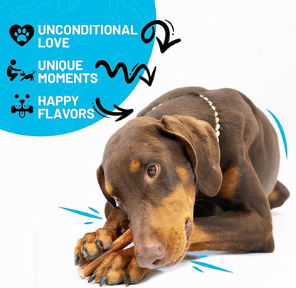 Sitka Farms Bully Sticks - Long Lasting Natural Chew Treats for Dogs (6 Inch, 10 Count)