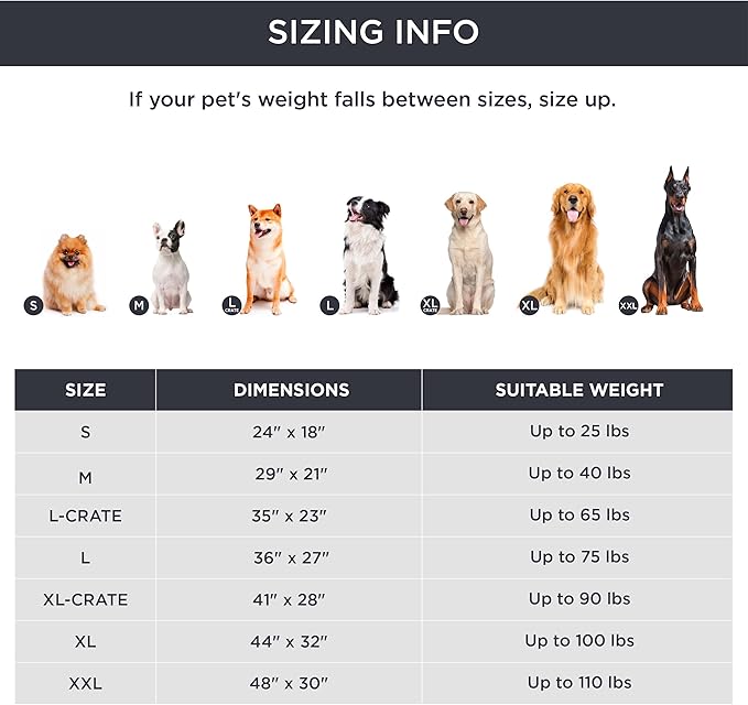 Bedsure Washable Dog Bed for Large Dogs, Soft Foam Floor Pet Mat, Lightweight Travel Flat Puppy Mattress for Indoor Pet