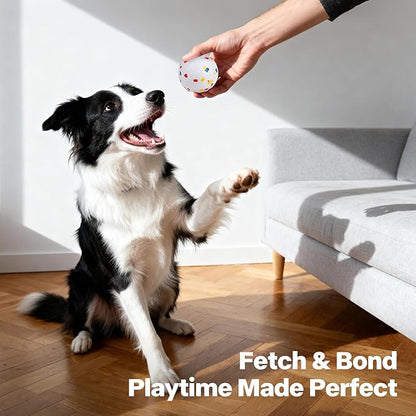 Pet Prime 2.5" ETPU Dog Balls for Upgraded Max Automatic Ball Launcher,6-Pack Durable Lightweight & Bite-Resistant Fetch Toys for Large Dogs,High Bounce & Easy to Clean