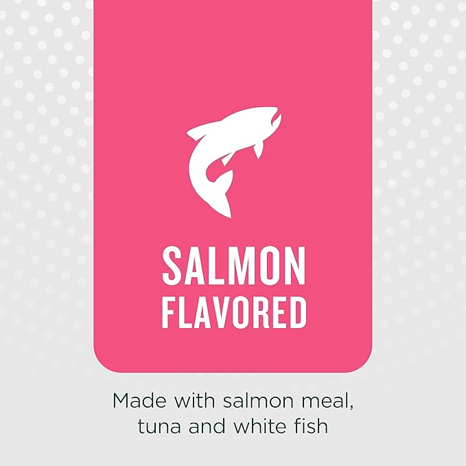 Minties Dental Treats for Cats, Salmon Flavored Cat Dental Treats, Freshens Breath and Controls Tartar, 10oz