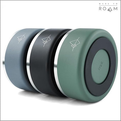 MADE TO ROAM Premium Everest Bowl - Stainless Steel Double-Walled Vacuum-Insulated Dog Bowl with Non-Slip Grip (Colorado Nightsky, 32oz)