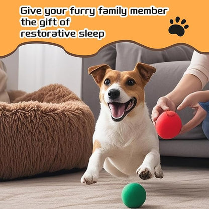 Comfort Donut Dog Bed for Small Dogs, Cat Bed & Pet Bed for Indoor Use, Medium Size with Soft Plush, Round Dog Beds for Large Dogs and Cats(Coffee, 24''Lx24''Wx8''Th)