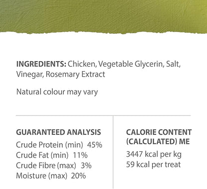 Caledon Farms Homestyle Chicken Jerky 7.41oz, Dog Treats, All Natural