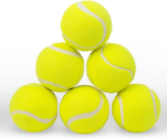 Pet Prime Dog Toy Tennis Ball 6 Pcak 2.5 Inch for Max Automatic Ball Lanucher Interactive Pet Balls for Exercise Training Play Fetch