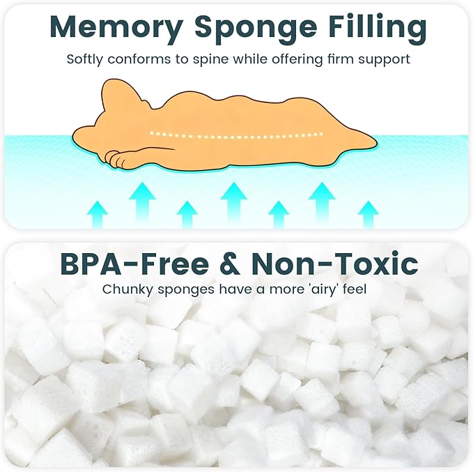 Petinstinct Medium Dog Bed, 30 Inch Washable Corduroy Dog Bed with Removable Cover & Anti-Slip Bottom, Durable Comfort for Medium to Large Dogs up to 45 lbs (Gray)