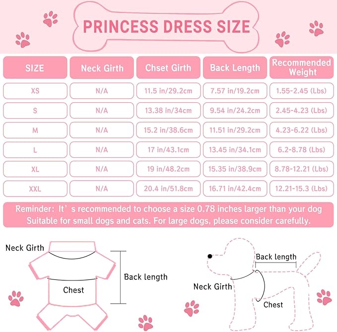 Dog Dresses, Fashion Pet Dog Clothes, Striped Mesh Puppy Dogs Princess Dresses (Purple/Pink(4pack), Medium)