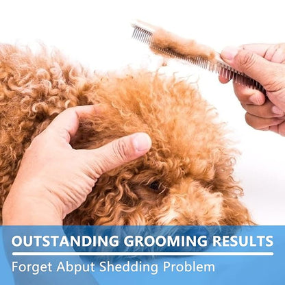 Stainless Steel Pet Dog Grooming (Silver Comb)