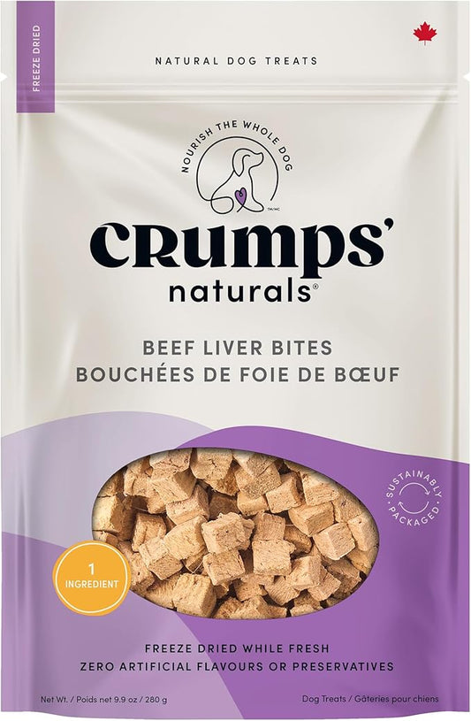 Crumps' Naturals Beef Liver Bites For Pets, 10-Ounce