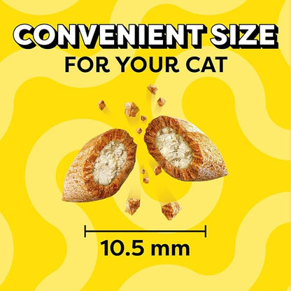 Temptations Classic Crunchy and Soft Cat Treats, Seafood Medley Flavor, 3 oz. Pouch (Pack of 12)