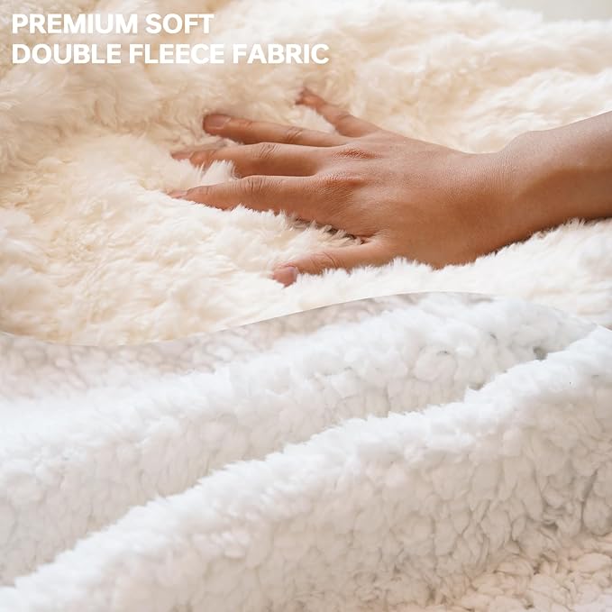 Cat Blanket for Indoor Cats Ultra-Soft Plush Small Blanket Machine Washable Cozy Calming for Kittens Cats Bed Couch Car 21"x18" White