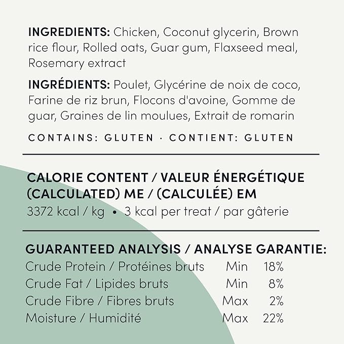 Crumps' Naturals Semi Moist Chicken Mini Trainers 10.6oz /3000g, Brown (MT-C-250)