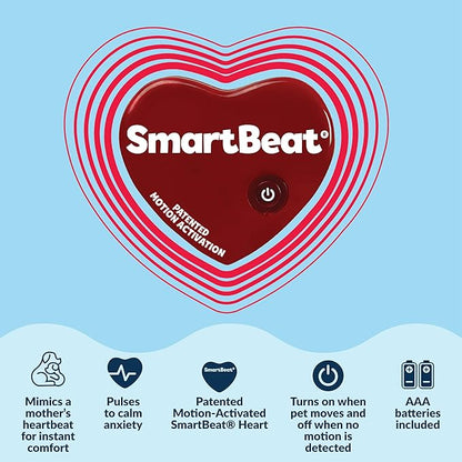 Snuggle Puppy Original Toys - Heartbeat Puppy for Dogs - Pet Anxiety Relief and Calming Aid - Comfort Dog Toys for Behavioral Training