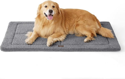 Bedsure Washable Dog Bed for Extra Large Dogs, Soft Foam Floor Pet Mat, Lightweight Travel Flat Puppy Mattress for Indoor Pet