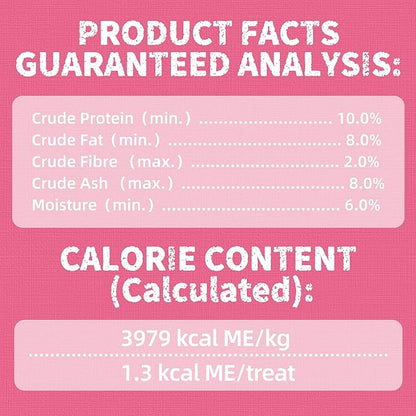 Just Try 13.4 OZ Urinary Tract Health Cat Treats for Indoor Cats, Health Supplement Cranberry & D-Mannose for Kidney Bladder and UT Support, Crunchy Chews Cat Loves