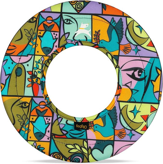 OllyDog Super Flyer Dog Frisbee Toy, 11" – Durable, Lightweight & Water-Resistant Flying Disc – Soft on Teeth & Gums – Floats on Water – Outdoor Fetch Toy for Medium & Large Dogs (Cloud9)