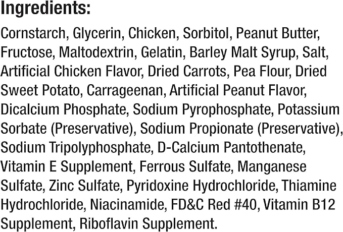 SmartBones Mini Bones With Real Peanut Butter 56 Count, Rawhide-Free Chews For Dogs