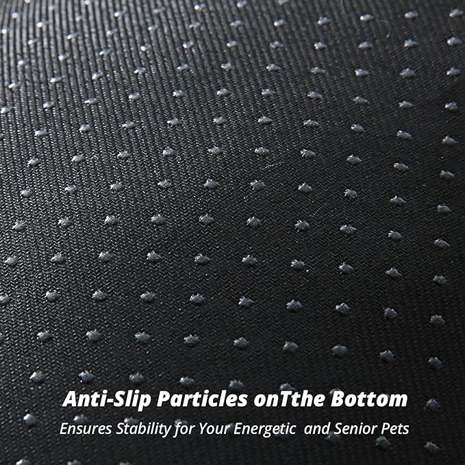 JOLLYVOGUE Washable Dog Bed for Crate, Deluxe Rose Plush Dog Crate Beds for Small Medium Large Size Dogs, Anti-Slip Soft Comfy Pet Kennel Pad, Fits Kennel Cage and Cat Bed Mat, 17" X 12", Gray