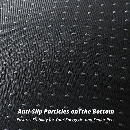 JOLLYVOGUE Washable Dog Bed for Crate, Deluxe Rose Plush Dog Crate Beds for Small Medium Large Size Dogs, Anti-Slip Soft Comfy Pet Kennel Pad, Fits Kennel Cage and Cat Bed Mat, 17" X 12", Gray