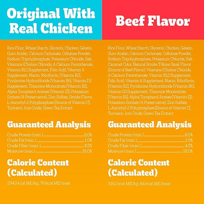 Pedigree Dentastix Large Breed Dog Treats, Original, Beef & Fresh Flavor, 2.73 lb. Variety Pack (51 Treats)