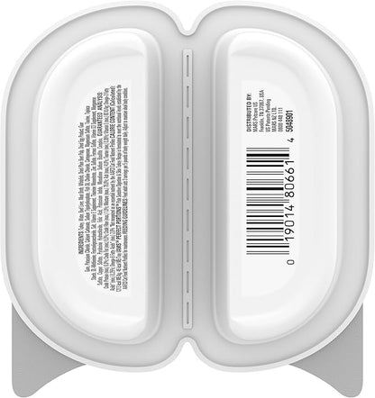 IAMS Perfect Portions Sensitive Digestion & Skin Adult Wet Cat Food Pate, Turkey Recipe, 2.6 oz. Easy Peel Twin-Pack Trays (24 Count, 48 Servings)