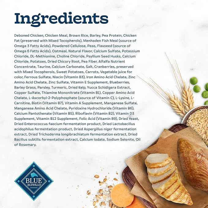 Blue Buffalo Tastefuls Adult Cat Dry Food, Multi-Protein Chicken & Turkey Recipe, 15-lb. Bag