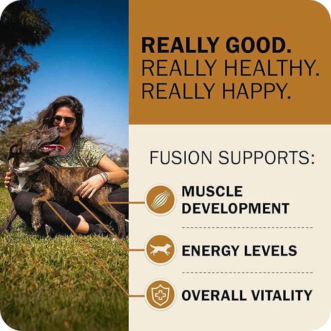 Redbarn Powerfood Fusion Air Dried Kibble Blend – Grain Free Sky Chicken Recipe – Made in USA Dry Dog Food for All Lifestages with Superfoods, Prebiotics, Postbiotics - 20lb Bag