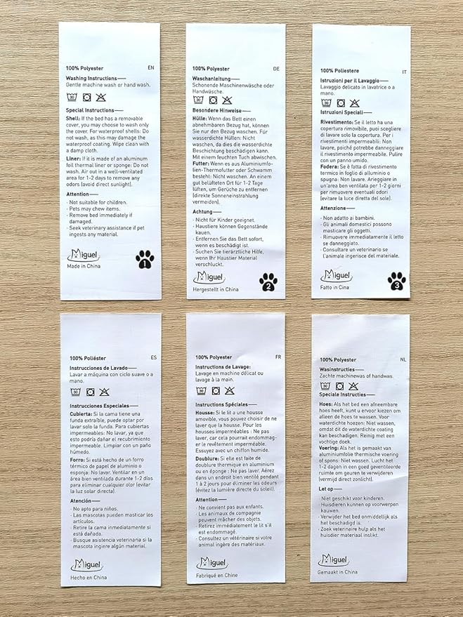 Miguel Dog Bed with Removable Cushion/Pillow for Medium Small Dogs, Washable Pet Bed with Side Easy to Wash Puppy Bed, Large Rectangle Cat Bed for Indoor Cat with Anti-Slip Bottom, Dark Gray 25 Inch