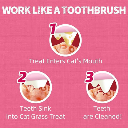 Just Try 13.4 OZ Urinary Tract Health Cat Treats for Indoor Cats, Health Supplement Cranberry & D-Mannose for Kidney Bladder and UT Support, Crunchy Chews Cat Loves