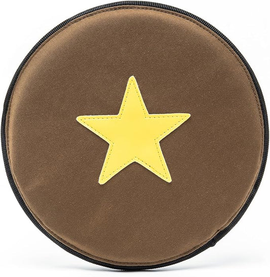 TSPRO Tactical Dog Flying Discs, Anti-Rip Nylon for Aggressive Chewers & Medium to Large Dogs, Water Floating Flyer, Lightweight for Indoor/Outdoor Play, Training, Parks & Yards (9.5", Khaki)