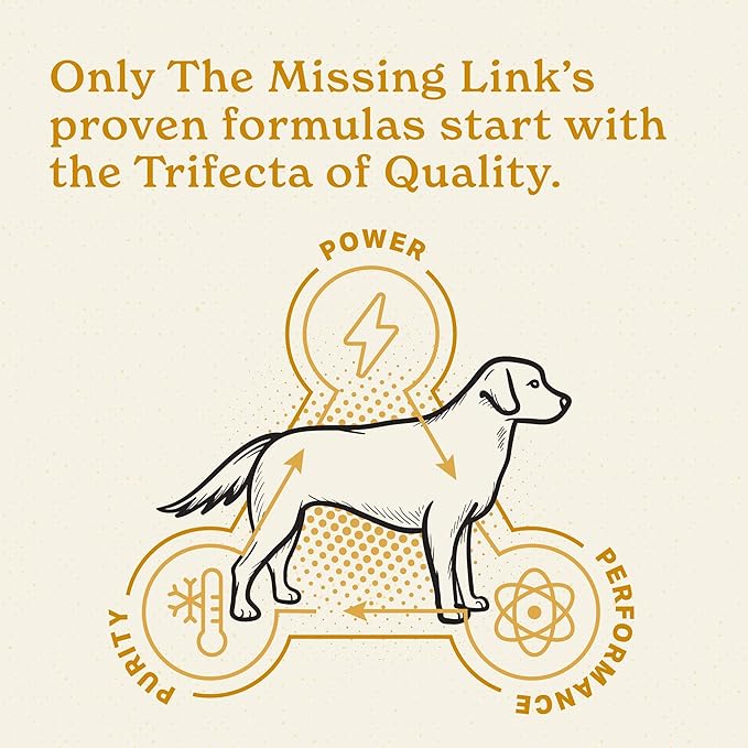 The Missing Link Skin & Coat + Probiotics Supplement 5lb Bag - Powerful Superfood Powder for Dogs Supports Healthy Skin & Glossy Coat, Promotes Hair Growth