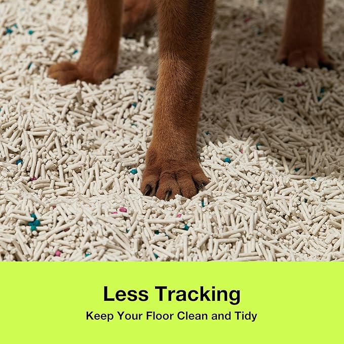 Vetreska Tofu Cat Litter - Strong Clumping, Dust Free, Low Tracking, Flushable, Water Absorbent - Cactus (5.5lb x 1bag)