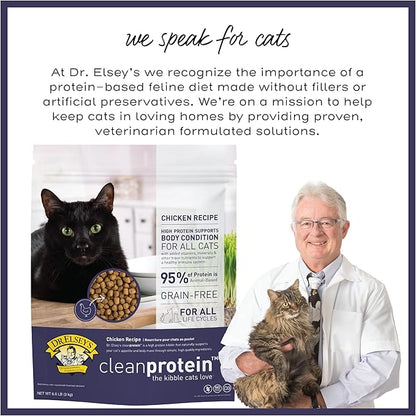 Dr. Elsey's cleanprotein Chicken Cat Kibble 6.6 lb. Bag