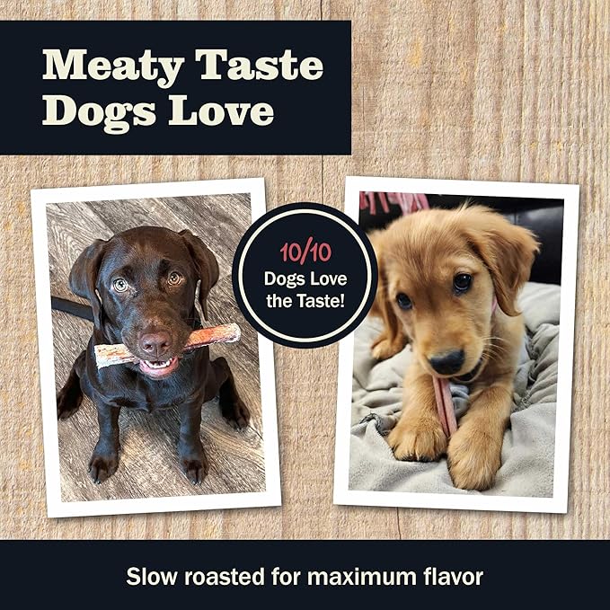 Redbarn Pet Products All Natural 4-5" Bully Sticks for Small & Medium Dogs - Healthy Long Lasting Chews Variety Party Pack - 100% Beef Single Ingredient Low Odor Rawhide Free - Bag, 12oz