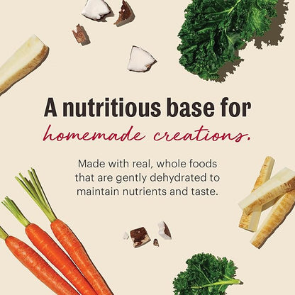 The Honest Kitchen Human Grade Dehydrated Grain Free Veggie, Nut & Seed Base Mix for Dogs - 7 Pound Box (Makes 12 Pounds)