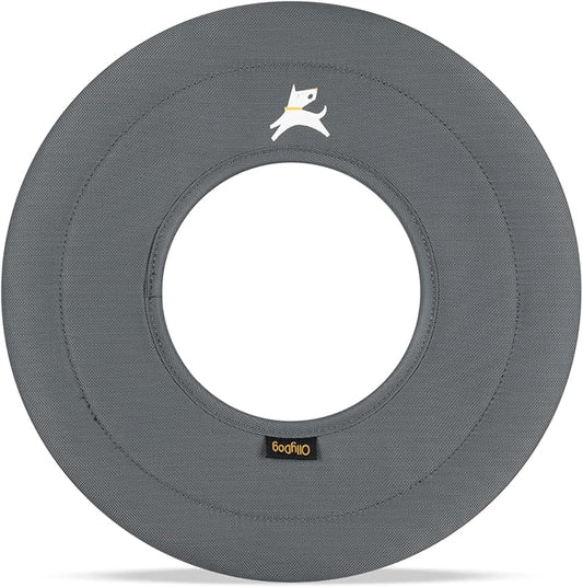 OllyDog Super Flyer Dog Frisbee Toy, 11" – Durable, Lightweight & Water-Resistant Flying Disc – Soft on Teeth & Gums – Floats on Water – Outdoor Fetch Toy for Medium & Large Dogs (Castle Rock)