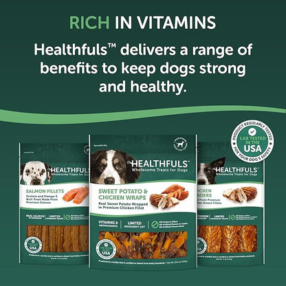 Healthfuls Chicken Wrapped Sweet Potato Dog Treats, 16oz