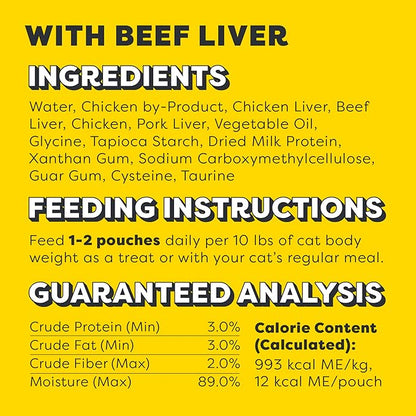 Temptations Creamy Puree Squeezable Lickable Wet Cat Treat Variety Pack, 0.42 oz. Tubes, 24 Count