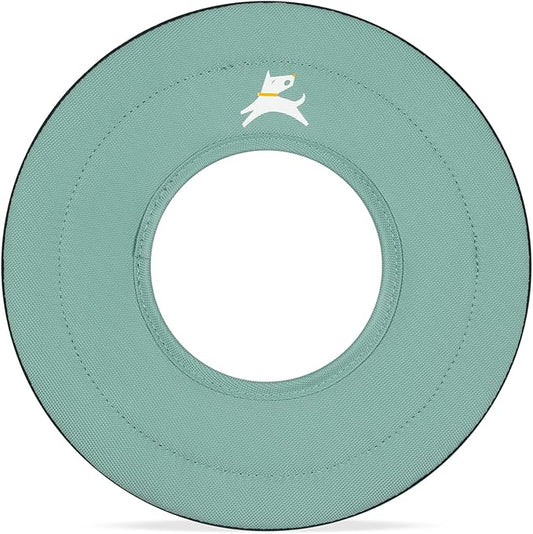 OllyDog Super Flyer Dog Frisbee Toy, 11" – Durable, Lightweight & Water-Resistant Flying Disc – Soft on Teeth & Gums – Floats on Water – Outdoor Fetch Toy for Medium & Large Dogs (Surf)