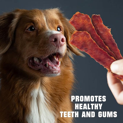 Dog Treats Duck Jerky 1.5 LB – Dog Food & High Protein Chews for Large, Medium & Small Breeds – Natural Healthy Training Strips & Snacks – Human Grade Real Meat – Grain Free, Rawhide Free, Bulk Pack