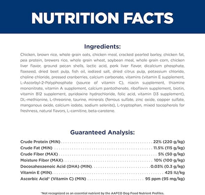 Hill's Science Diet Large Breed Puppy Food, DHA to Support Healthy Development, Chicken & Brown Rice Dry Dog Food, 15.5 lb. Bag